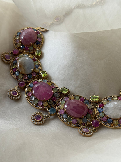 Lyra Necklace Set ( Includes Earrings)