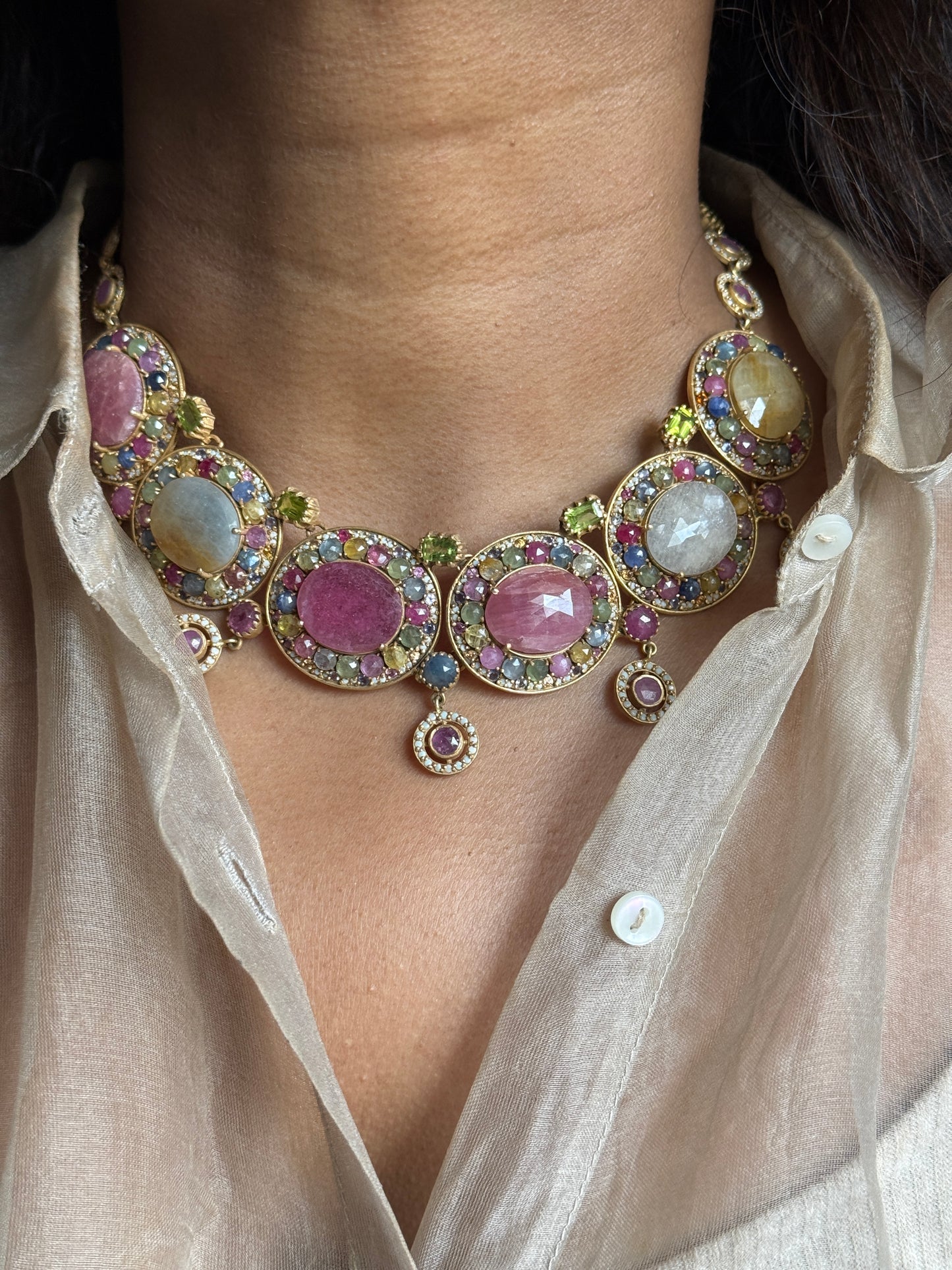 Lyra Necklace Set ( Includes Earrings)