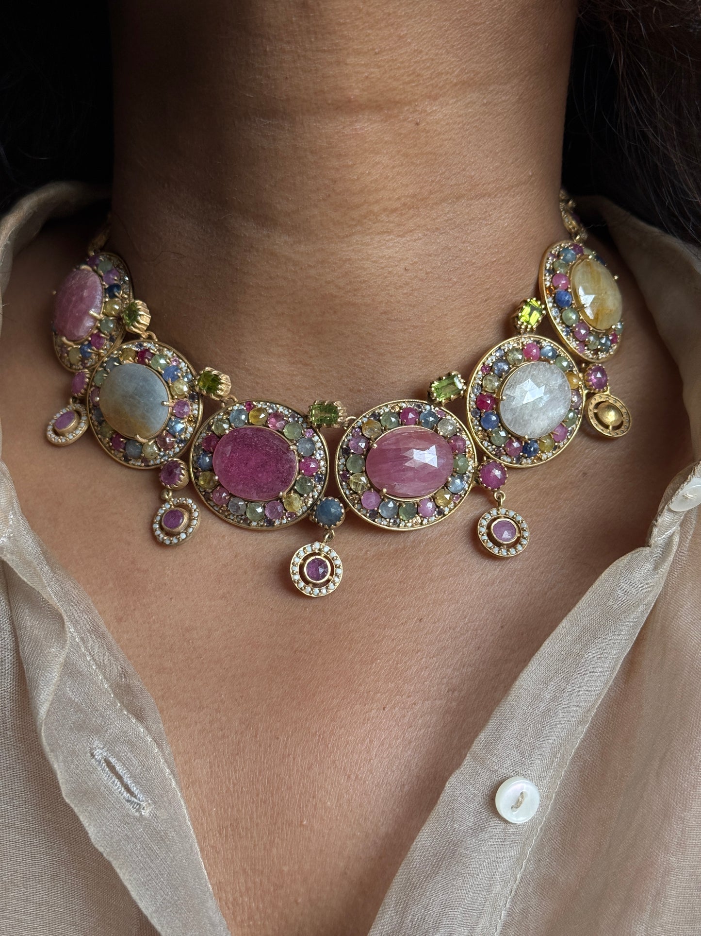 Lyra Necklace Set ( Includes Earrings)