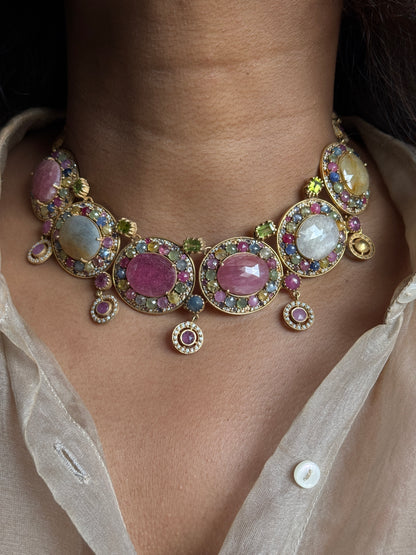 Lyra Necklace Set ( Includes Earrings)