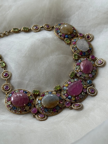 Lyra Necklace Set ( Includes Earrings)