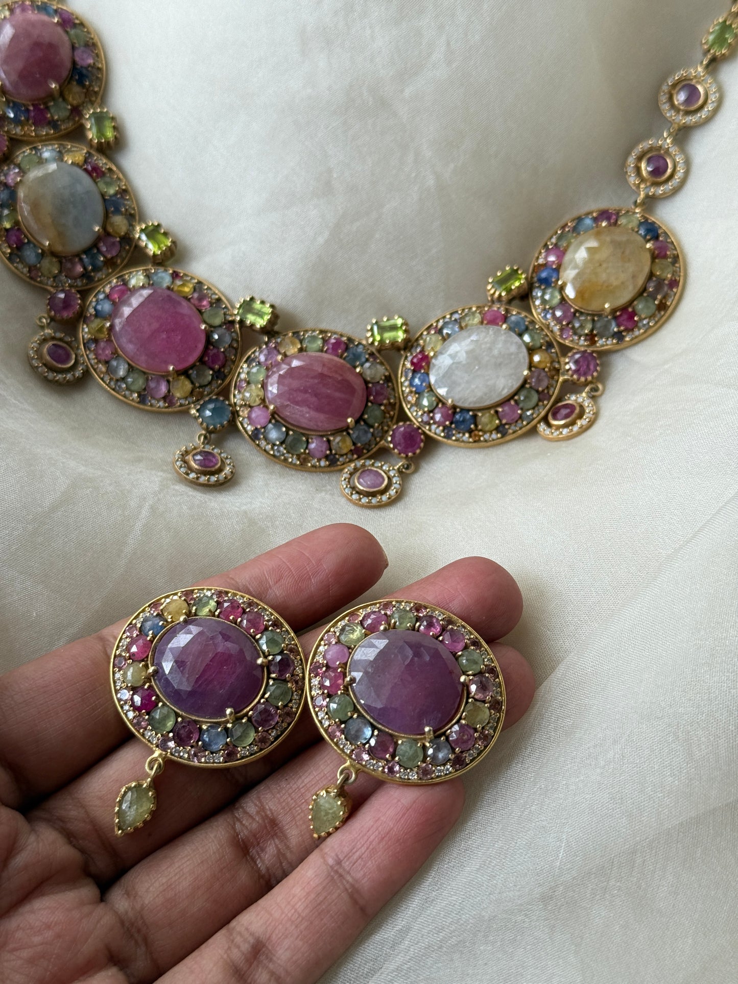 Lyra Necklace Set ( Includes Earrings)